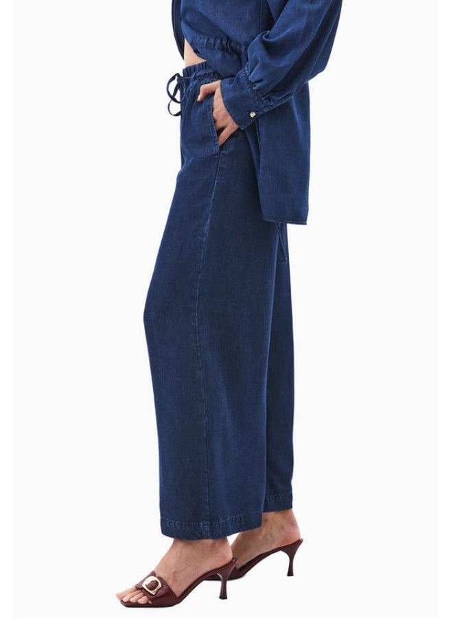 OXXO Wide-Leg Denim Pants - Image 1